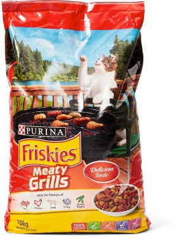 Friskies-Meaty-Grills-Dry-Cat-Food-10kg on sale
