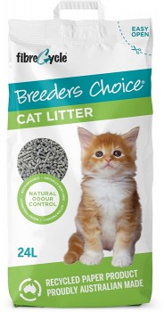 Breeders-Choice-Recycled-Paper-Cat-Litter-24-Litre on sale
