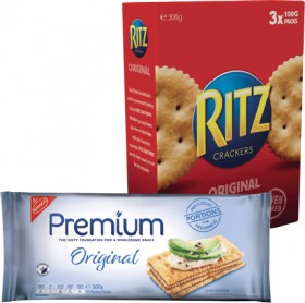 Ritz-or-Nabisco-Premium-Crackers-300g-Selected-Varieties on sale