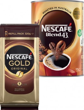 Nescaf-Blend-43-Instant-Coffee-500g-or-Gold-Refill-Pack-320g-Selected-Varieties on sale