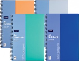 JBurrows-A4-120-Page-PP-Notebooks on sale