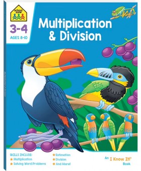 School-Zone-I-Know-It-Workbook-Multiplication-Division on sale