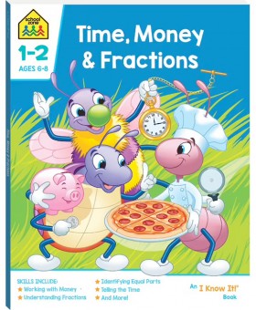 School-Zone-I-Know-It-Workbook-Time-Money-Fractions on sale