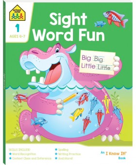 School-Zone-I-Know-It-Workbook-Sight-Word-Fun on sale