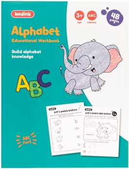 Kadink-Workbook-Alphabet on sale