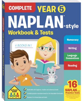 School-Zone-NAPLAN-Complete-Workbook-Year-5 on sale