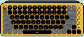 Logitech-Pop-Keys-Wireless-Keyboard-Blast-Yellow on sale