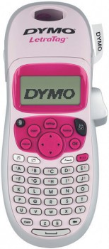 Dymo-LetraTag-100H-Handheld-Label-Maker-Pink on sale