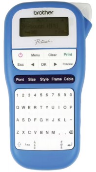 Brother-P-touch-Portable-Label-Maker-Blue on sale