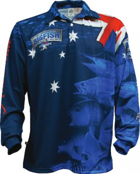 Big-Fish-True-Blue-Aussie-Fishing-Shirt on sale