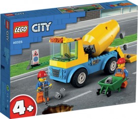 LEGO-City-Cement-Mixer-Truck-60325 on sale