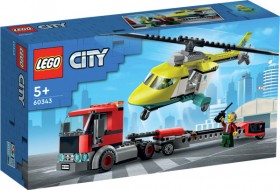 NEW-LEGO-City-Rescue-Helicopter-Transport-60343 on sale