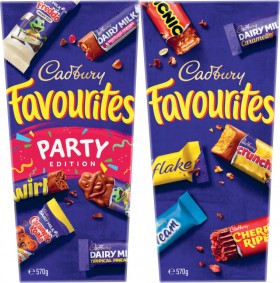 Cadbury-Favourites-570g on sale