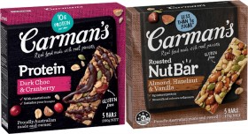 Carmans-Protein-or-Nut-Bars-5-6-Pack-Selected-Varieties on sale