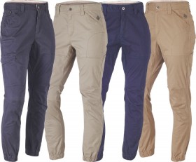 NEW-HammerField-Stretch-Seam-Detail-Cuffed-Pants on sale