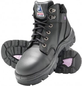 Steel-Blue-Womens-Parkes-Hiker-Style-Zip-Sided-Lace-Up-Ankle-Safety-Boots on sale