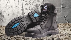 Steel-Blue-Southern-Cross-Zip-Sided-Lace-Up-Safety-Boots-with-Scuff-Cap on sale