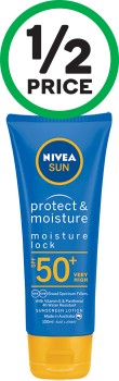 Nivea-Sunscreen-Moisturiser-Lotion-SPF50-Vitamin-E-100ml on sale
