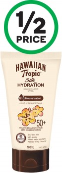 Hawaiian-Tropic-Silk-Hydration-Sunscreen-Lotion-SPF50-180ml on sale