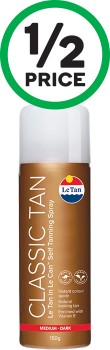 Le-Tan-Self-Tan-150g on sale