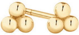 NEW-Trio-Ball-Stud-Earrings-in-10kt-Yellow-Gold on sale