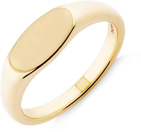 Oval-Signet-Ring-in-10kt-Yellow-Gold on sale