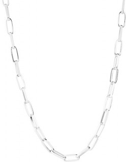 NEW-46cm-Paperclip-Chain-in-Sterling-Silver on sale
