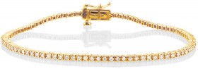 Tennis-Bracelet-with-1-Carat-TW-of-Diamonds-in-10kt-Yellow-Gold on sale