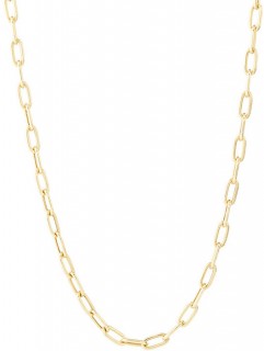 NEW-45cm-18-35mm-4mm-Width-Paperclip-Chain-in-10kt-Yellow-Gold on sale