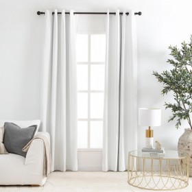 Malia-White-Blockout-Curtain-Pair-by-Habitat on sale