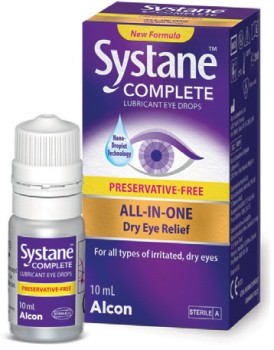 NEW-Systane-Complete-Preservative-Free-Lubricant-Eye-Drops-10mL on sale