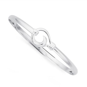 Sterling-Silver-Hook-Clip-Bangle on sale