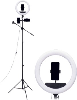 NEW-Otto-14-Ring-Light-with-Microphone-Stand-and-Selfie-Remote on sale