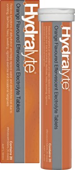 Hydralyte-Orange-Flavoured-Effervescent-Electrolyte-20-Tablets on sale