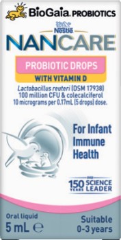 Nancare-Probiotic-Drops-with-Vitamin-D-5mL on sale