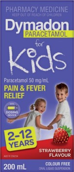 Dymadon-Paracetamol-for-Kids-2-12-Years-Strawberry-Flavour-200mL on sale