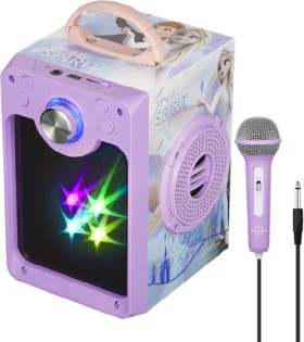 Disney-Frozen-Karaoke-Speaker-with-Microphone on sale