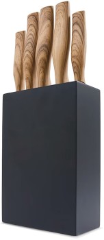 6-Piece-Wood-Look-Knife-Block on sale
