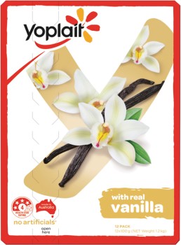 Yoplait-Yoghurt-12x100g-Selected-Varieties on sale