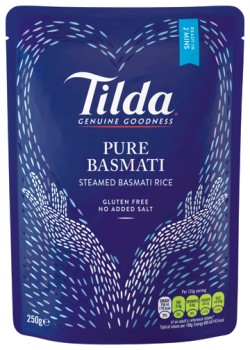 Tilda-Steamed-Rice-250g-Selected-Varieties on sale