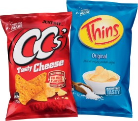 Thins-CCs-or-The-Natural-Chips-Co-Chips-110-175g-Selected-Varieties on sale
