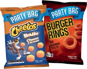 Cheetos-or-Burger-Rings-Party-Bags-190-220g-Selected-Varieties on sale