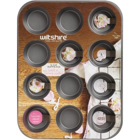 Wiltshire-12-Cup-Muffin-Pan-Pink on sale