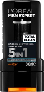 LOreal-Paris-Men-Expert-Total-Clean-Carbon-Shower-Gel-300mL on sale