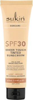 Sukin-SPF-30-Sheer-Touch-Tinted-Sunscreen-60mL-Light-To-Medium on sale