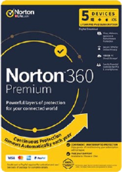 Norton-360-Premium-5-Devices on sale
