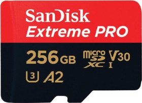 SanDisk-256GB-Extreme-Pro-MicroSDXC-Memory-Card on sale