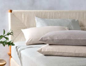 Koo-Yarn-Dyed-Stripe-Fitted-Sheet-Pillowcase-Set on sale