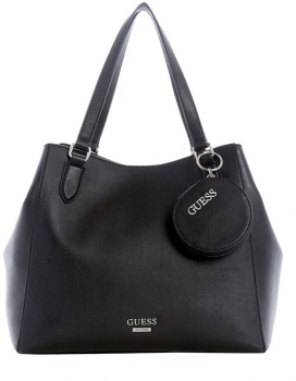 Guess-Farmington-Tote-Bag-Black on sale