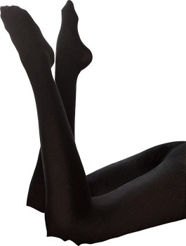 Ambra-Velvet-Fleece-Tights-in-Black on sale